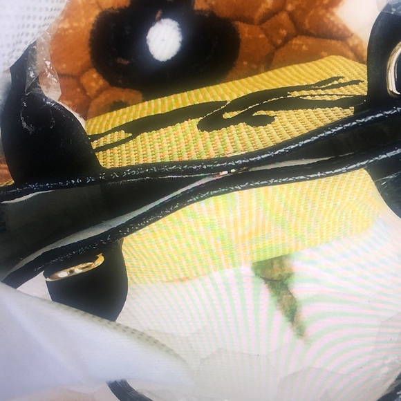 Longchamp Black and Yellow Tote Bag - Picture 12 of 13